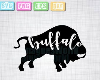 Buffalo drawing | Etsy