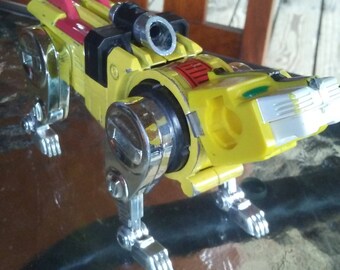 1981 Voltron Golion Yellow Lion no 5 die cast -Vintage-