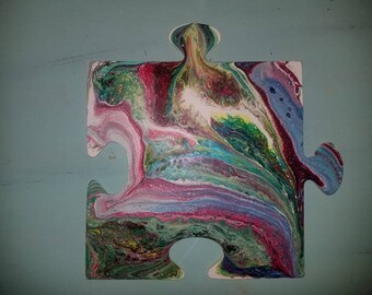 Splazi Wooden Puzzle Piece: Colors of Joy