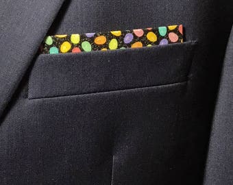 LJBFNN Pocket Squares For Men Prefolded, Mens Handkerchiefs Pre-Folded