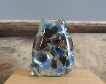 Cat Bead Handmade Lampwork Focal by teribeads - Janson FatCat