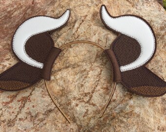 Beast Ears | Embroidered | Mickey Ears | BEAUTY and the BEAST | Interchangeable | Disneyland | Gaston | Disney Inspired | Belle