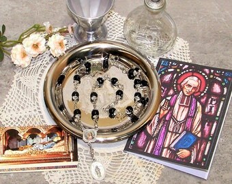 Perfect Gift for Priests - Unbreakable Catholic Chaplet of St. John Vianney - Patron Saint of Priests - Heirloom Rosary
