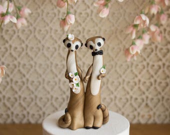 Meerkat Wedding Cake Topper by Bonjour Poupette