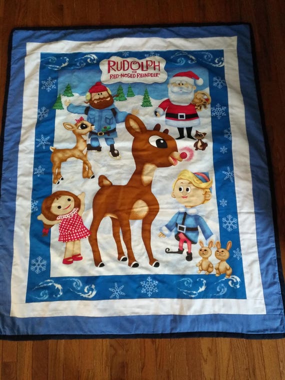 Rudolph the Red Nosed Reindeer Blanket