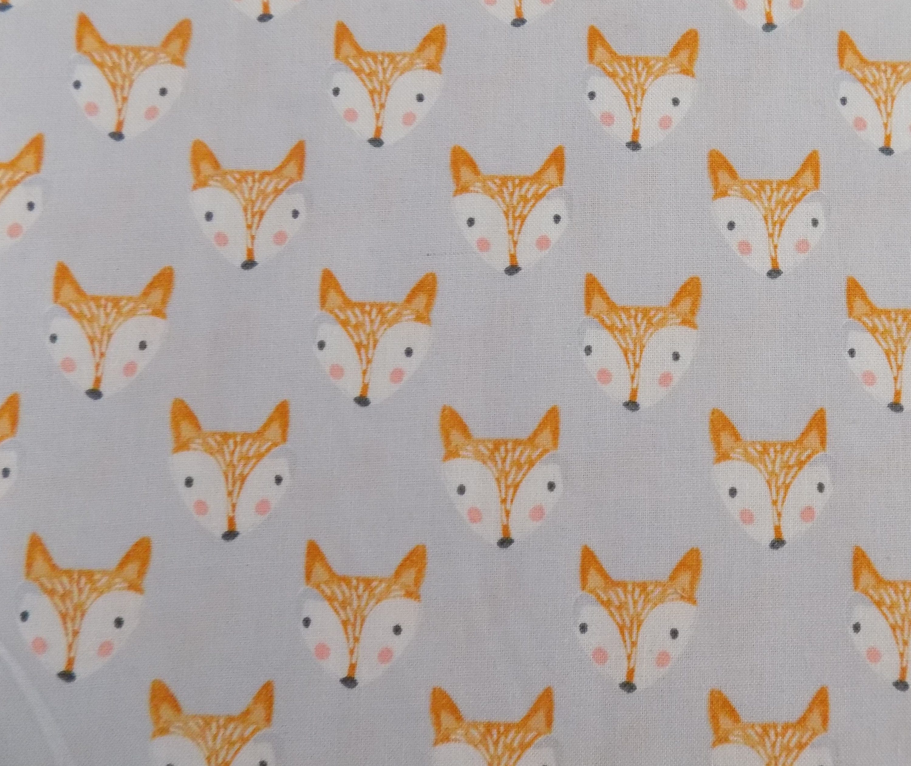 Fox Material Fox Fabric Cotton Fabric Three Wishes Fabrics Sewing ...