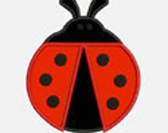 Lady Bug...Embroidery Applique Design...Three sizes for multiple hoops...Item1248.. INSTANT DOWNLOAD