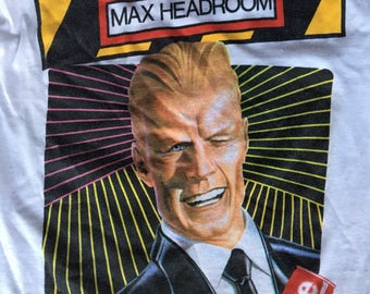 1984 Max Headroom Coke t shirt USA small