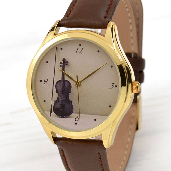Music Gifts Gift For Her Violin Women Watch Gifts for