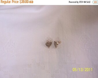 TWICE A YEAR, 25% Off Vintage Scroll Design post earrings. sterling silver
