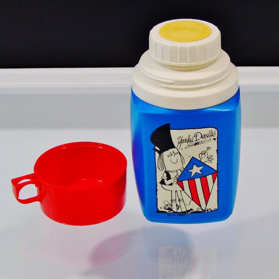 Uncle Sam Lunch Box Complete with King Seeley Thermos 1970s