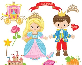 ON SALE INSTANT Download. Ccind_9_Cinderella. Cinderella clip art. Personal and commercial use.