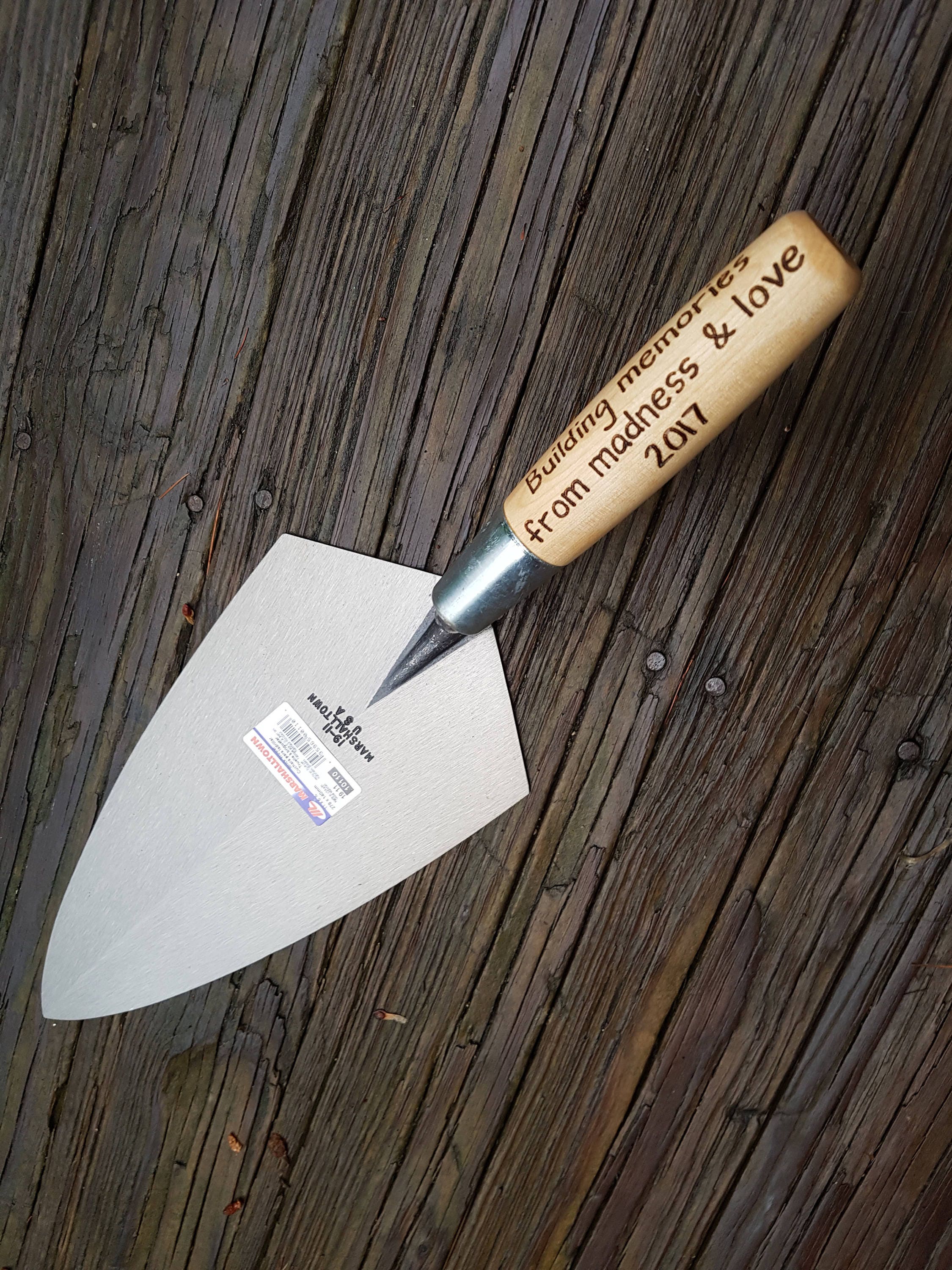 Personalized Masonry Trowel Engraved Mason Gift Fathers