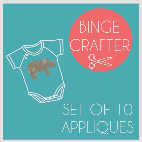 Iron-On Appliques - Choose any 10 Il_570xn