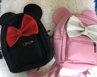 Minnie Mouse backpack, Minnie Mouse mini backpack, Minnie Mouse bag
