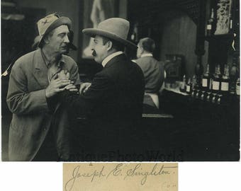 Joseph E. Singleton silent movie star antique photo