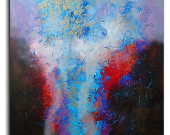 Abstract painting by Alex Senchenko . Contemporary ART . Modern , original , canvas , wall art , decor . Free Shipping . LOOKS AMAZING