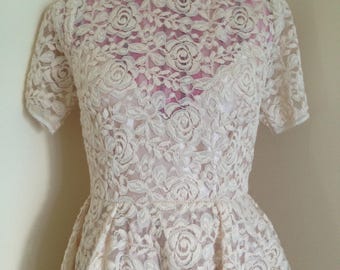 ON SALE Tea length wedding dress size 10