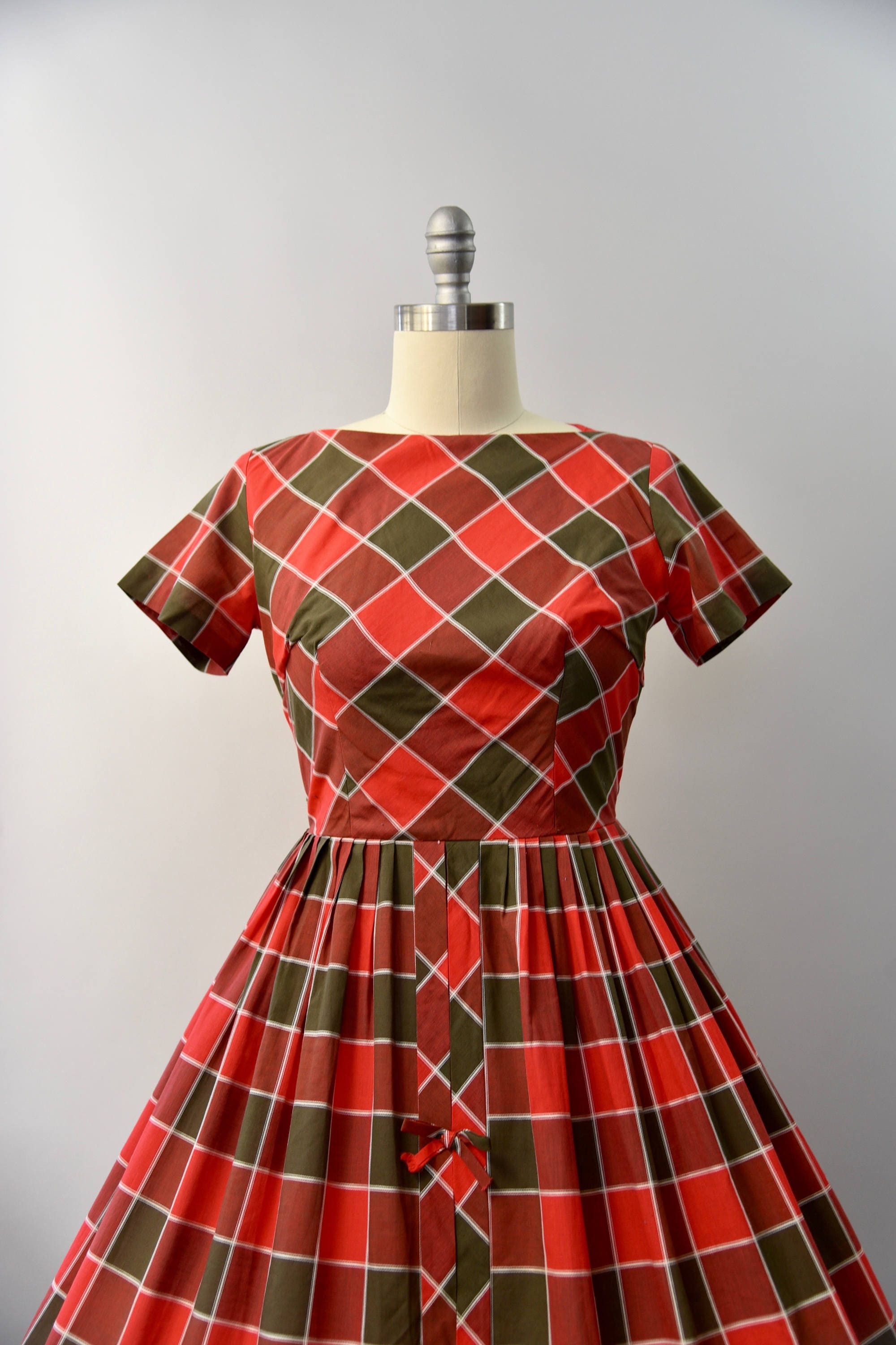 3x Vintage 1950's Holiday Plaid Dresses – Classics.Life