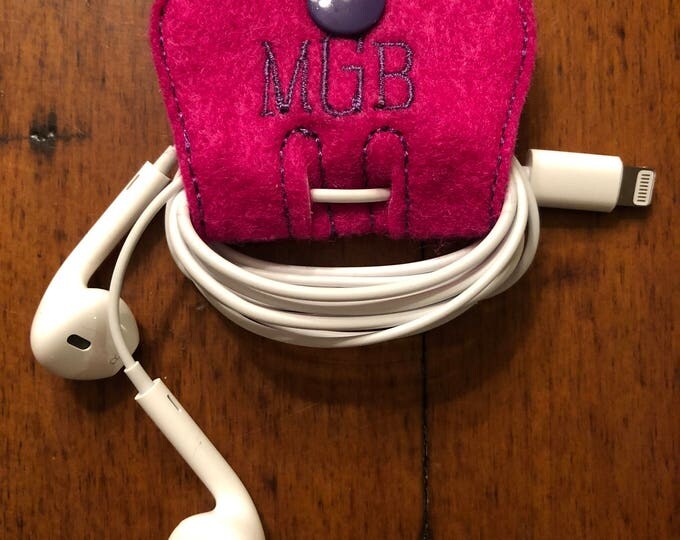 Personalized Felt Cord Keeper