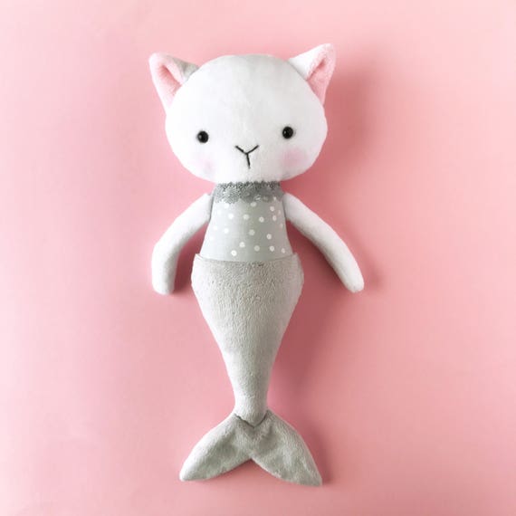 mermaid sequin stuffed animal