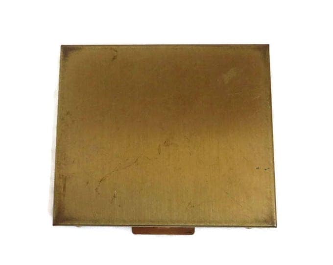 ON SALE! Vintage Cash Compact Gold Tone Petty Cash Box Collector's Change Compact Change Purse