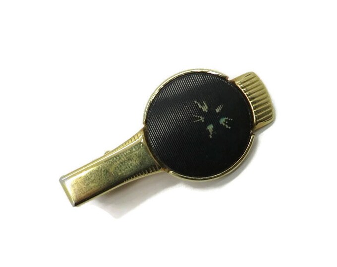 Anson Tie Clip, Vintage Men's Tie Clasp, Black and Gold Tie Bar, Star Tie Clip, Signed Anson Jewelry, Classic Tie Bar Anson Tie Clip, Vintage Men's Tie Clasp, Black and Gold Tie Bar, Star Tie Clip, Signed Anson Jewelry, Classic Tie Bar
