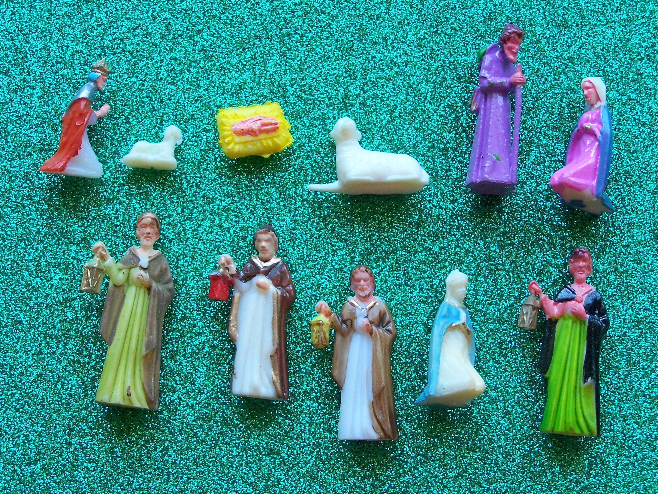 vintage tiny miniature christmas nativity set pieces diorama vintage tiny miniature christmas nativity set pieces diorama
