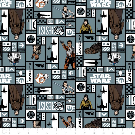 lego star wars fabric