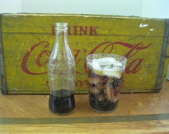 Vintage Clear Glass No Deposit No Return 10 Oz. Coca-Cola (Coke) Bottle