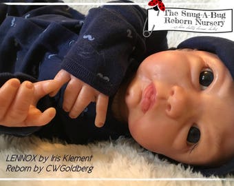 ON SALE - Amazingly Lifelike Reborn Baby Boy - New Release Lennox by Iris Klement