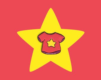 Steven Universe Enamel Pin (Steven Universe T-shirt, Garnet, Amethyst, Pearl, Peridot, Sapphire)