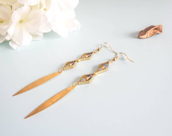 Earrings geometric - "Alécia"