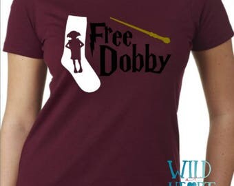 Harry Potter Free Dobby Shirt, Dobby, Harry Potter Shirt, Magic Wand, Hogwarts, Wizard, Muggle Shirt, Harry Potter, Muggles, Witchcraft