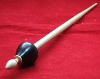 bead style support spindle 1.0 oz / 27 g in African blackwood and Maple