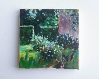 original acrylic painting, beach painting, sea painting, summer painting, small painting, acrylics on canvas, mini art