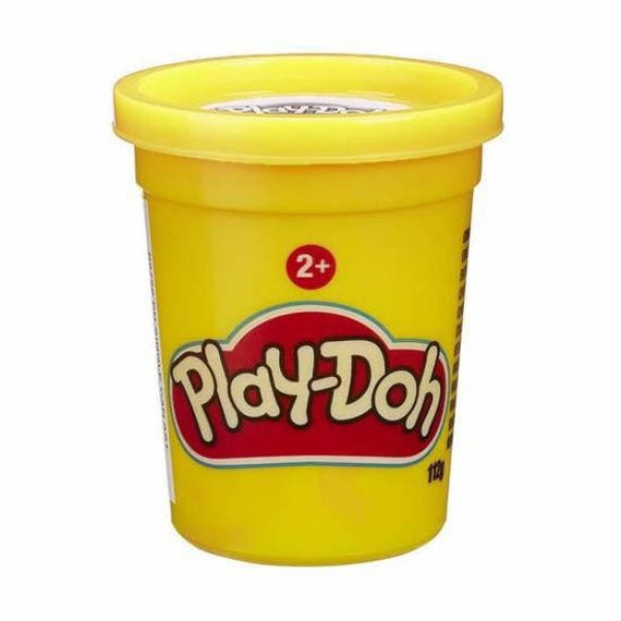 Jar of Play Doh yellow