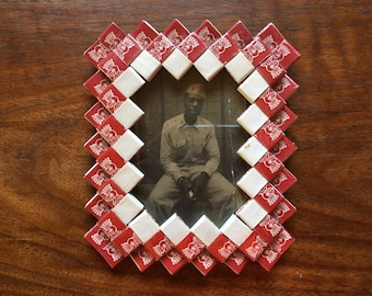 Vintage Folk Art Frame Photo