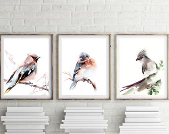 Bird art | Etsy