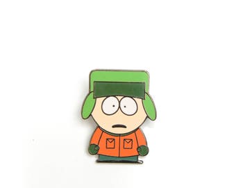 South Park, South Park pins, South Park Kyle, 90s cartoon pins, cartoon lapel pin, enamel pin, lapel pin