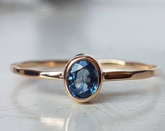 Torrey Ring with Sapphire