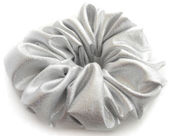 Hair Scrunchies, Silvery Scrunchie, Scrunchies, Large Scrunchies, Brocade Scrunchies, HairTies, Sparkle Scrunchie, Stylish Hair Elastic,