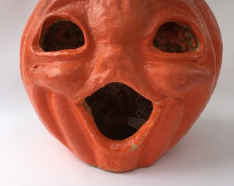 Large Vintage Paper Mache Pumpkin-Japan