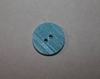 button baby blue 20mm round