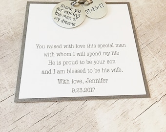 Father of the Groom Gift from Bride - Thank you for Raising the Man of my Dreams - Father of the Groom - Gift from Bride