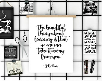 Student inspiration, Printable classroom poster, Principal office decor, Printable dorm decor, Back to school decor, Back to school print