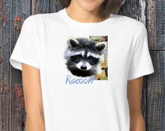 Racoon-T Shirt, NEW DESIGN, Worldwide ship