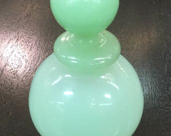 Jadeite Clambroth Cologne Perfume Bottle