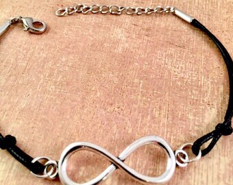 Infinity Bracelet, Couples bracelet, Girlfriend Bracelet, Mother Daughter, Gift for her