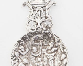 Victorian Silver Caddy Spoon 1898